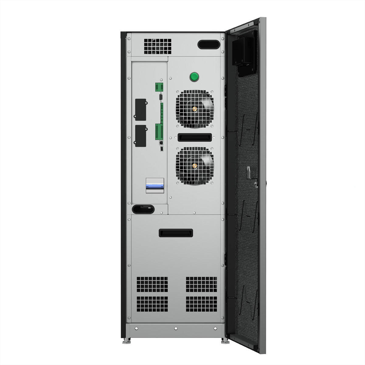 Eaton 93PS-8(10)-0-MBS – USV, Online-Doppelwandler, 8 kVA/8 kW, 3-phasig, Tower, 400 V, Blei-Säure, Schwarz
