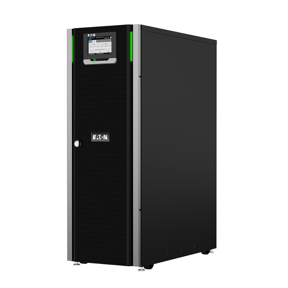 Eaton 93PS-8(10)-0-MBS – USV, Online-Doppelwandler, 8 kVA/8 kW, 3-phasig, Tower, 400 V, Blei-Säure, Schwarz