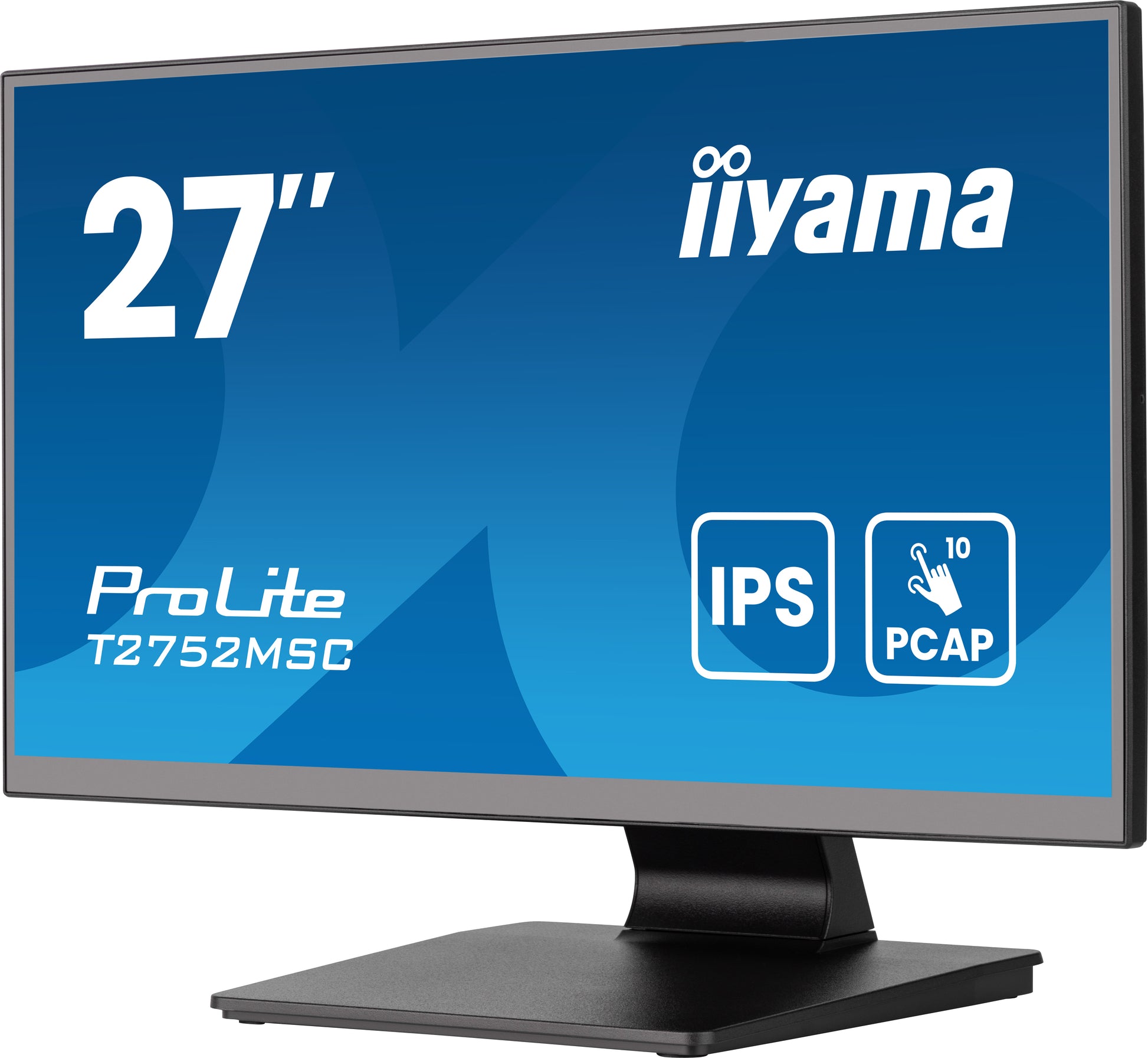 iiyama ProLite T2752MSC-B1AG – Touch-Monitor 27" – 1920 × 1080 (Full HD), IPS, PCAP 10-Punkt, HDMI/DP