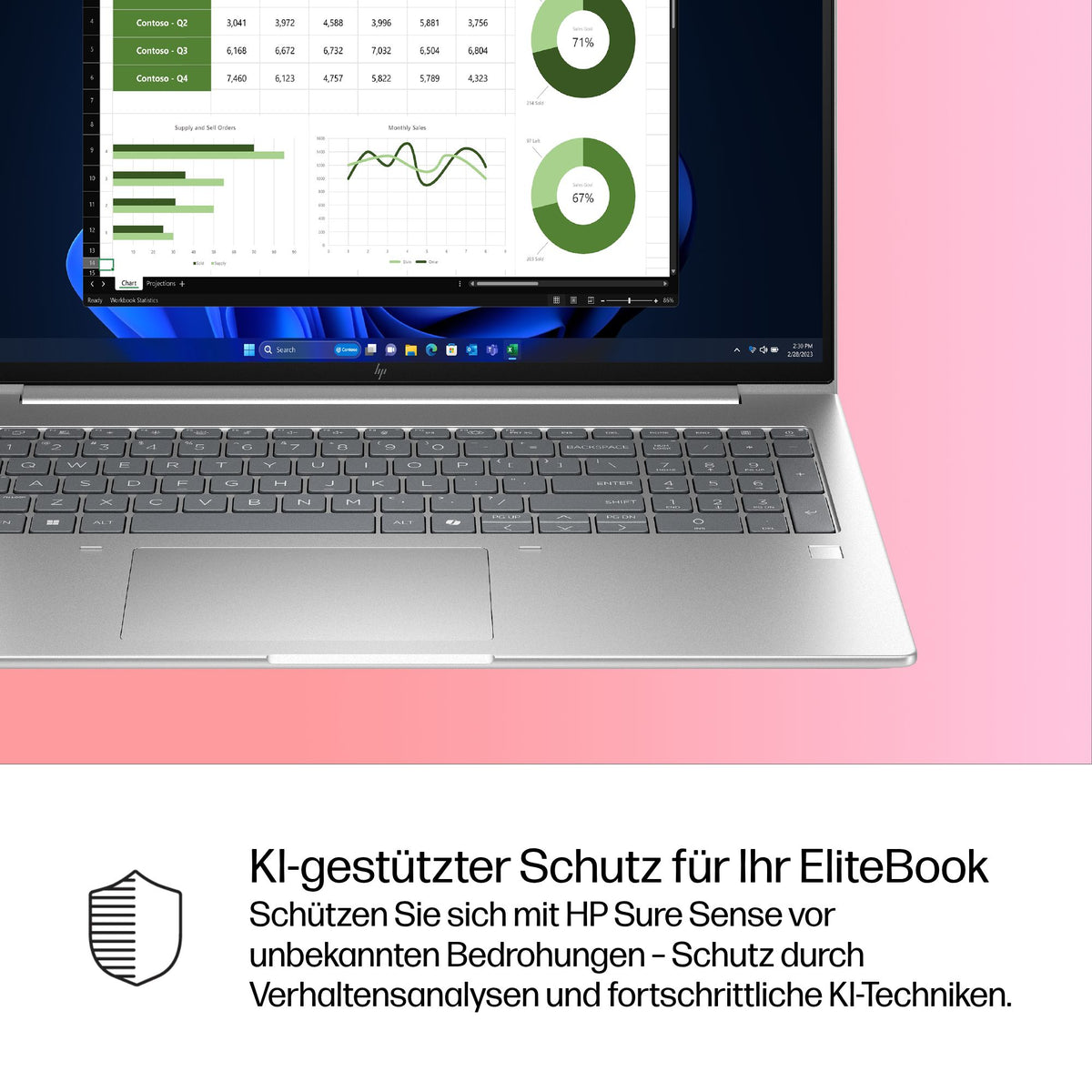 HP Elitebook 6 G1I Ai – 16" WUXGA, Core Ultra 5 225U, 16 GB, 512 GB SSD, Win 11 Pro