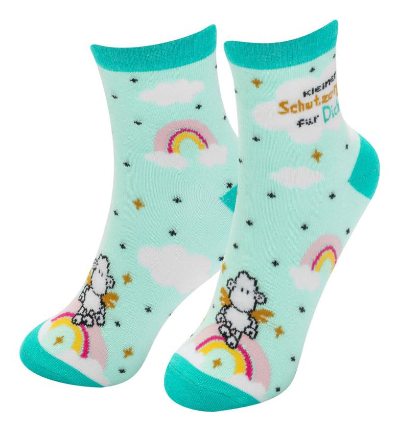 Sheepworld Zaubersocken Engel – Grösse 36–40, Mehrfarbig, 80% Baumwolle/15% Nylon/5% Elasthan