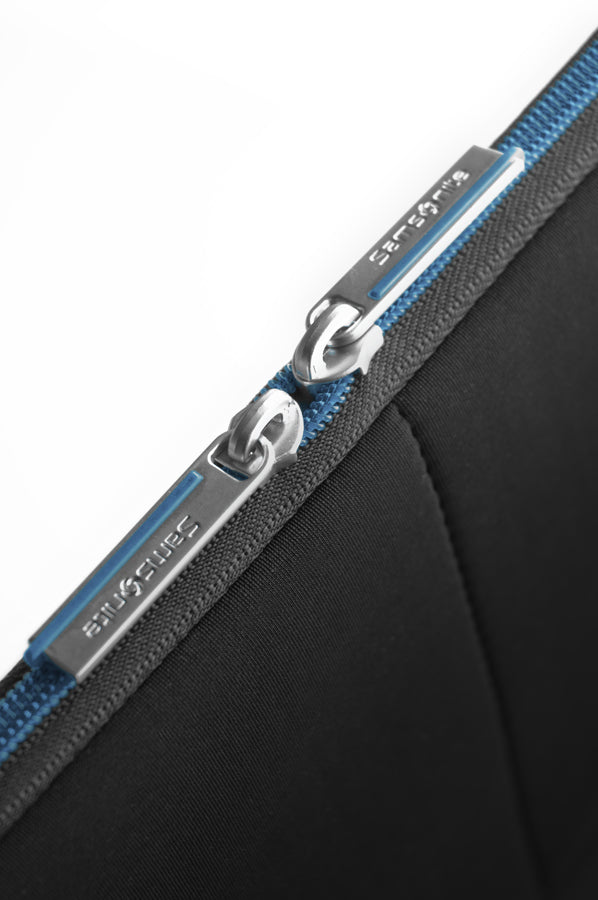 Samsonite Airglow Notebook-Schutzhülle – für Notebooks bis 13,3", 2,5 l, Neopren/Polyester, schwarz/blau