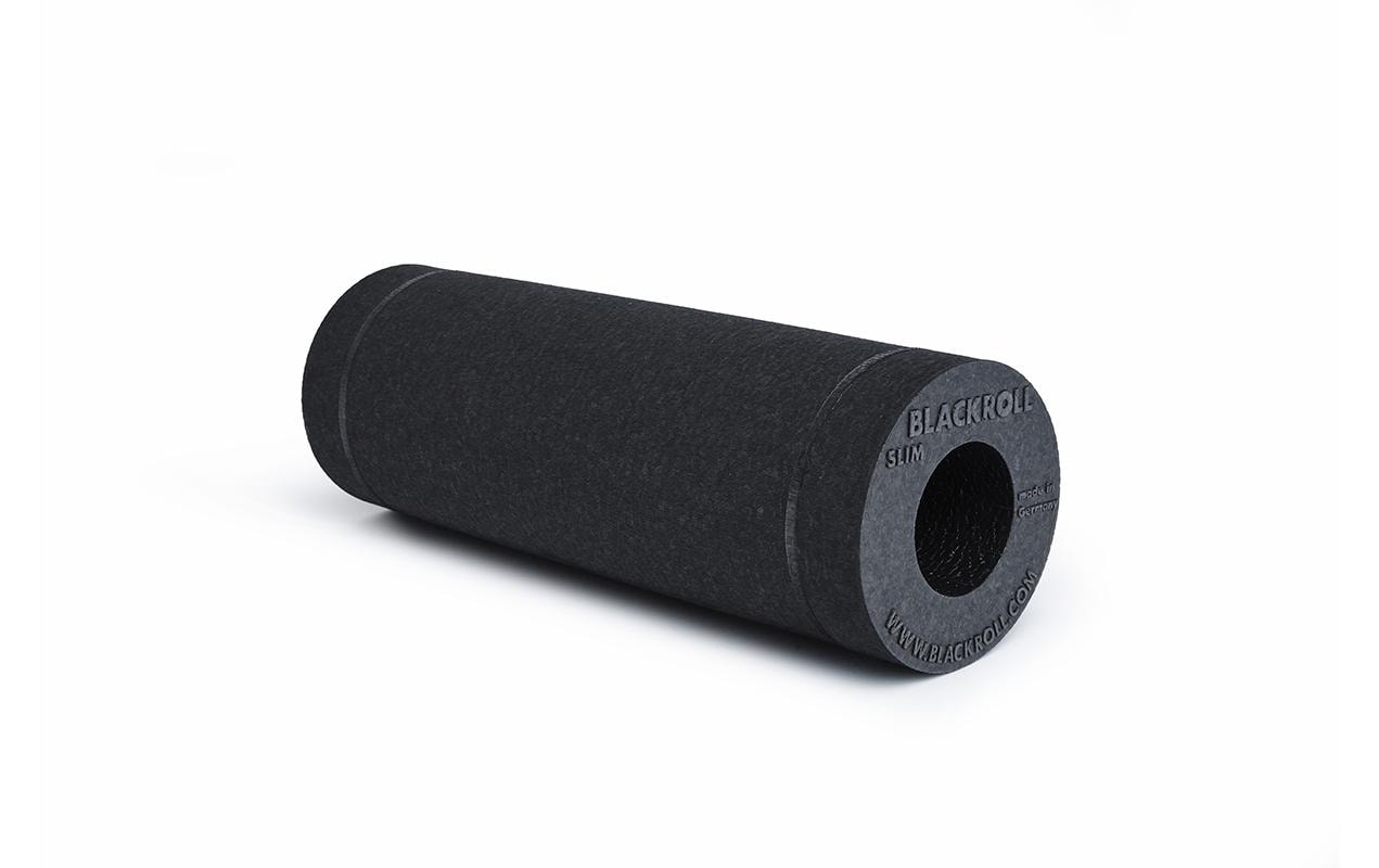 Blackroll Faszienrolle Slim – hart – 30 × 10 cm, 1 Stk – schwarz – Schaum