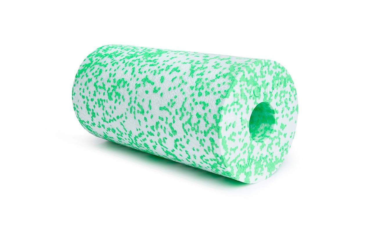 Blackroll Massagerolle Med – sehr weich, 30 × 15 cm – hellgrün/weiß