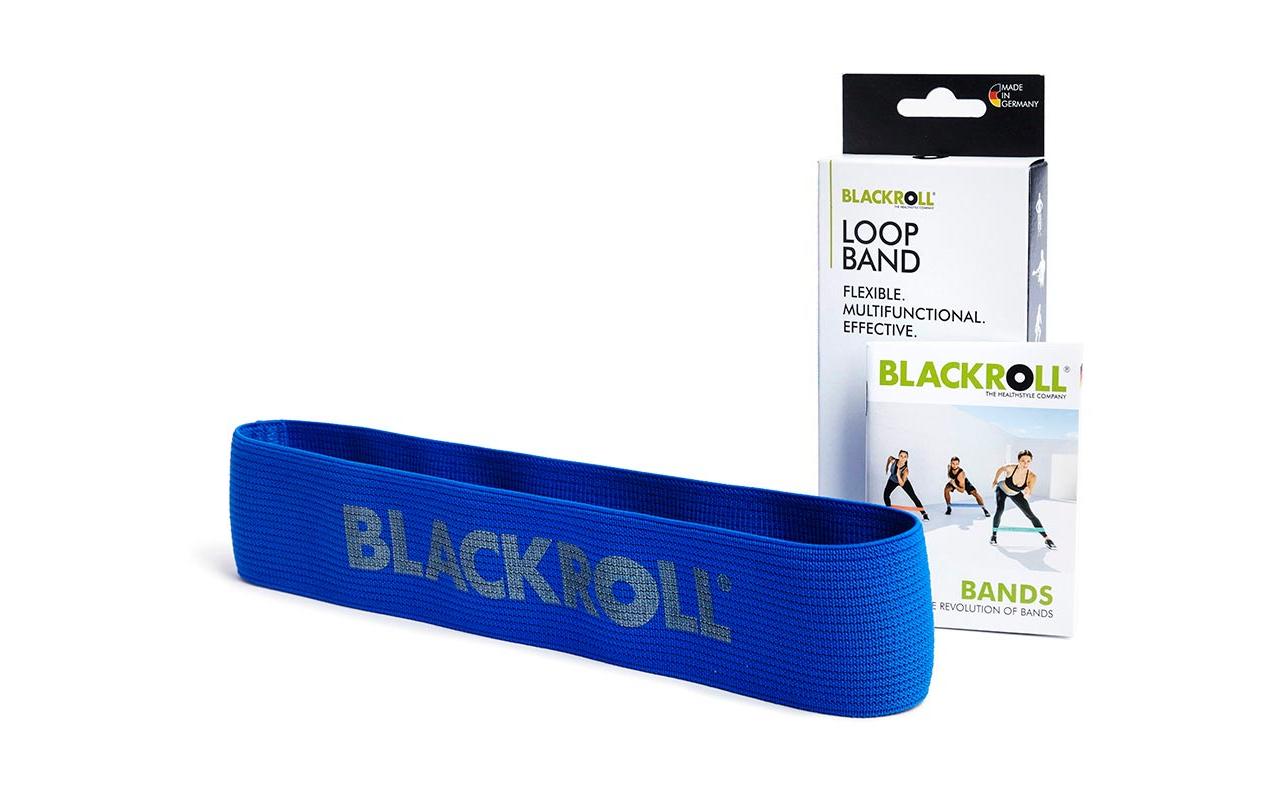 Blackroll Fitnessband, 32,0 cm × 6,0 cm, Naturkautschuk, Polyester, Blau, Sehr schwer, Waschbar – 1 Stück