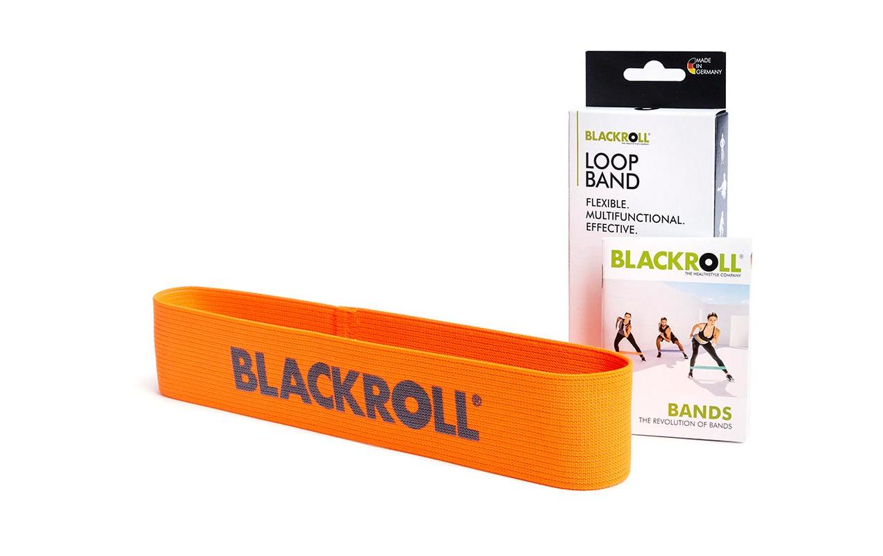 Blackroll Trainingsband Loop Light – Leicht – 32 cm – Orange – Naturkautschuk/Polyester