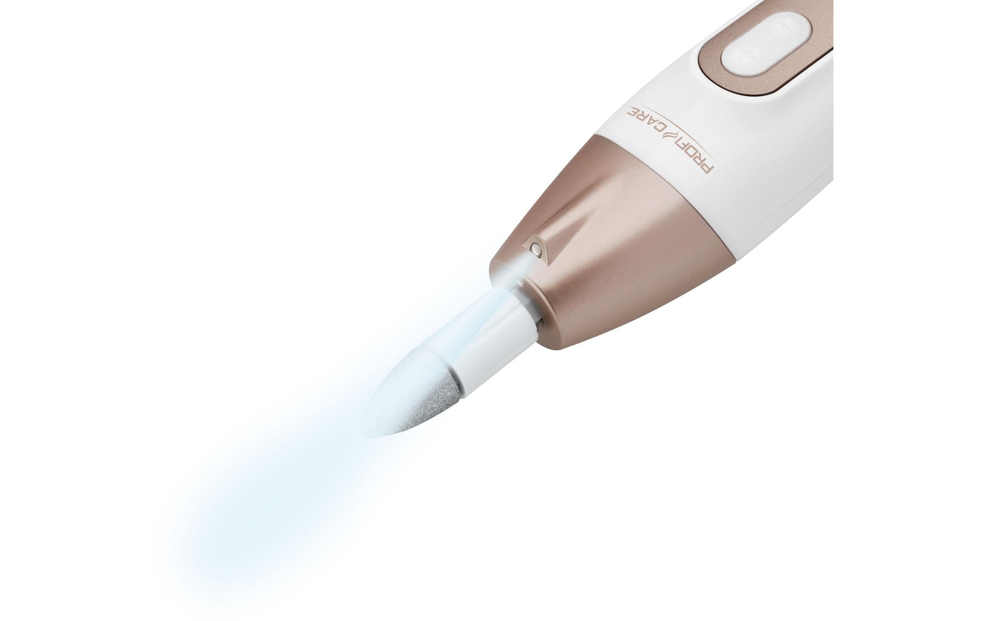 Profi Care Maniküre-/Pediküre-Set MPS3004 – Netzbetrieb, 5 Stufen – 16 × 3,8 × 3,7 cm – Weiss, Champagner