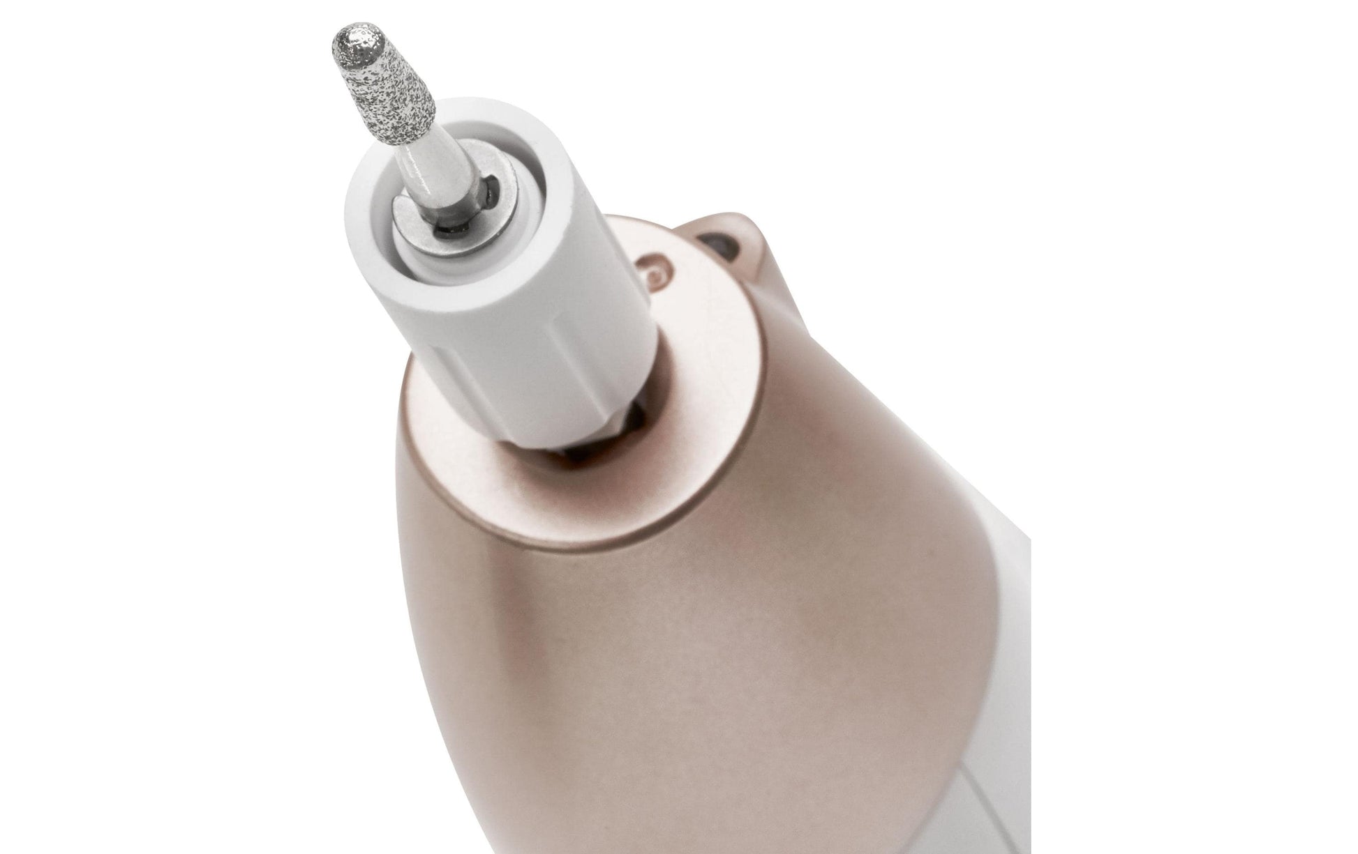 Profi Care Maniküre-/Pediküre-Set MPS3004 – Netzbetrieb, 5 Stufen – 16 × 3,8 × 3,7 cm – Weiss, Champagner