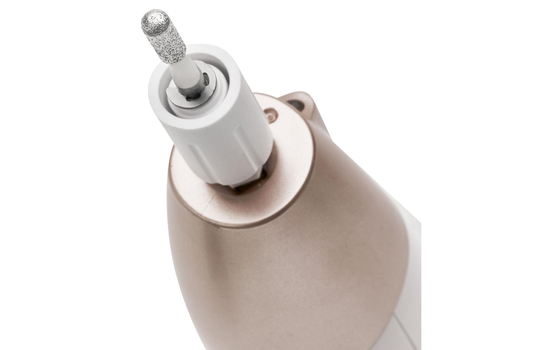 Profi Care Maniküre-/Pediküre-Set MPS3004 – Netzbetrieb, 5 Stufen – 16 × 3,8 × 3,7 cm – Weiss, Champagner