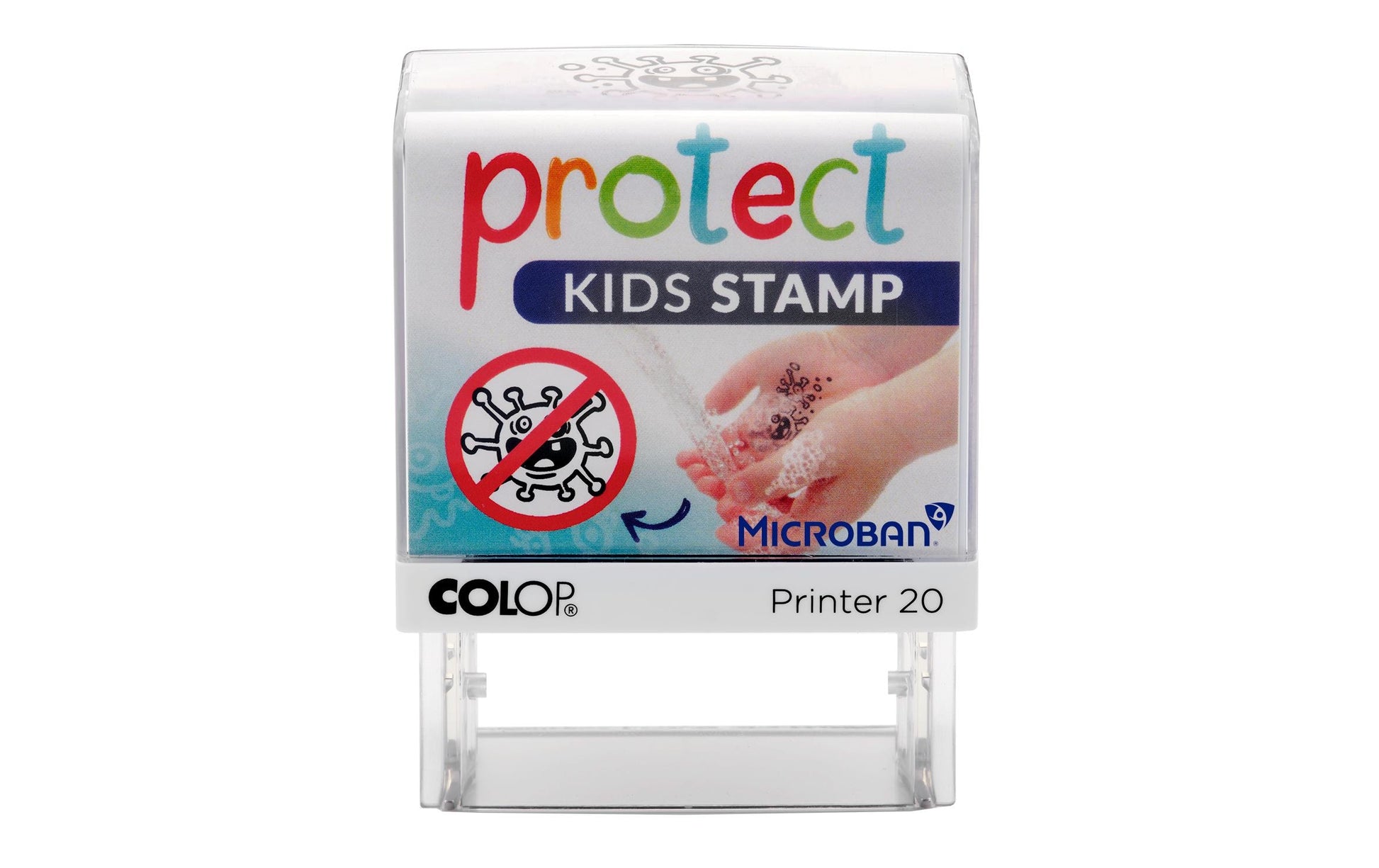 Colop Protect Kids – Motivstempel, Monster Design, schwarz