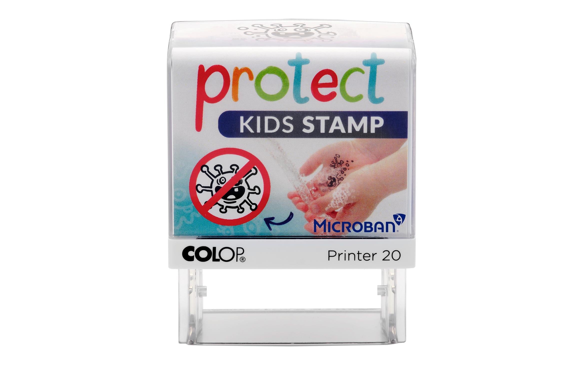Colop Protect Kids – Motivstempel, Monster Design, schwarz