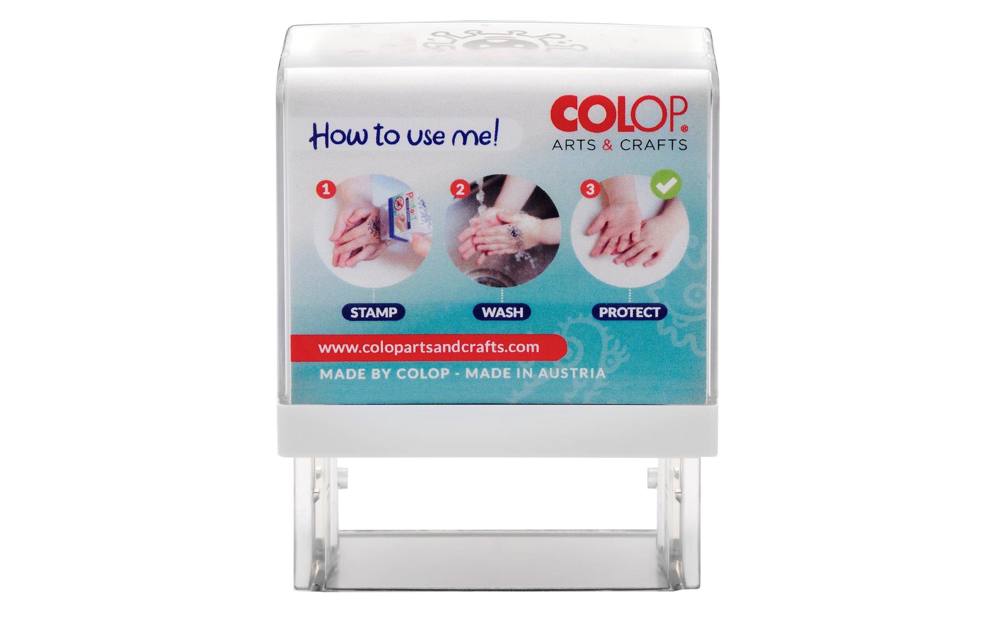 Colop Protect Kids – Motivstempel, Monster Design, schwarz