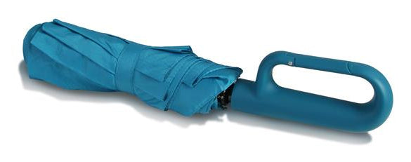 Muitomas Taschenschirm UMBRHOOKBL – Automatik, Ø 58 cm, L 30 cm – Blau