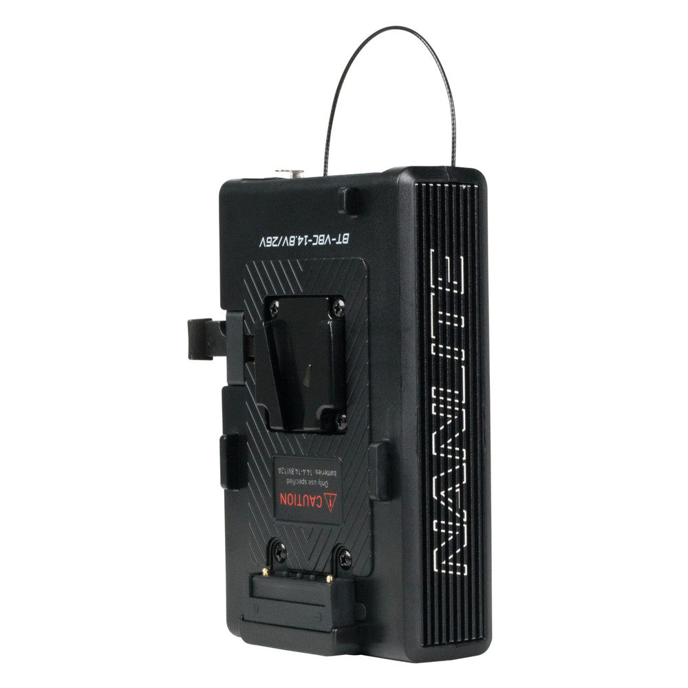 Nanlite BT-VBC-14,8V/26V V-Mount Batterie Konverter – 14,8 V zu 26 V – für MixPanel 150, Sony V-Mount