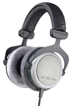 Beyerdynamic DT 880 Pro (250 Ω) – Over-Ear Studiokopfhörer – halboffen, 3,5 mm Klinke – schwarz/silber