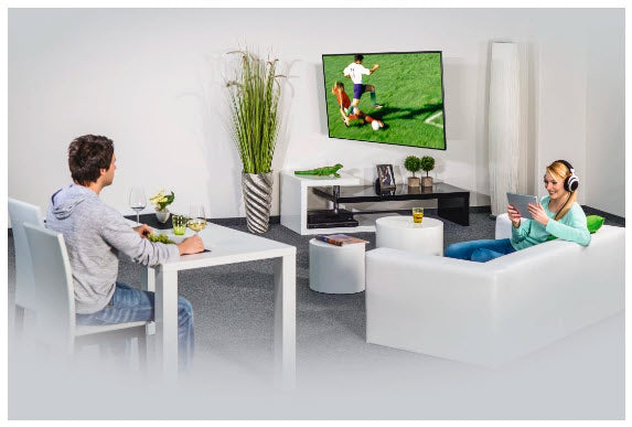 Hama Wandhalterung – Vollbeweglich – 19–48" – VESA 50×50–200×200 – bis 25 kg – 00220840