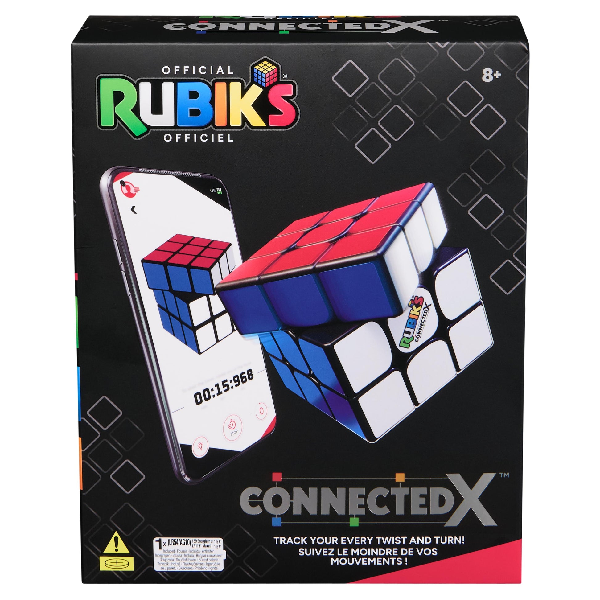 Spin Master Rubiks Connected X 3x3 3D Puzzle – ab 8 Jahren – mehrfarbig – CE