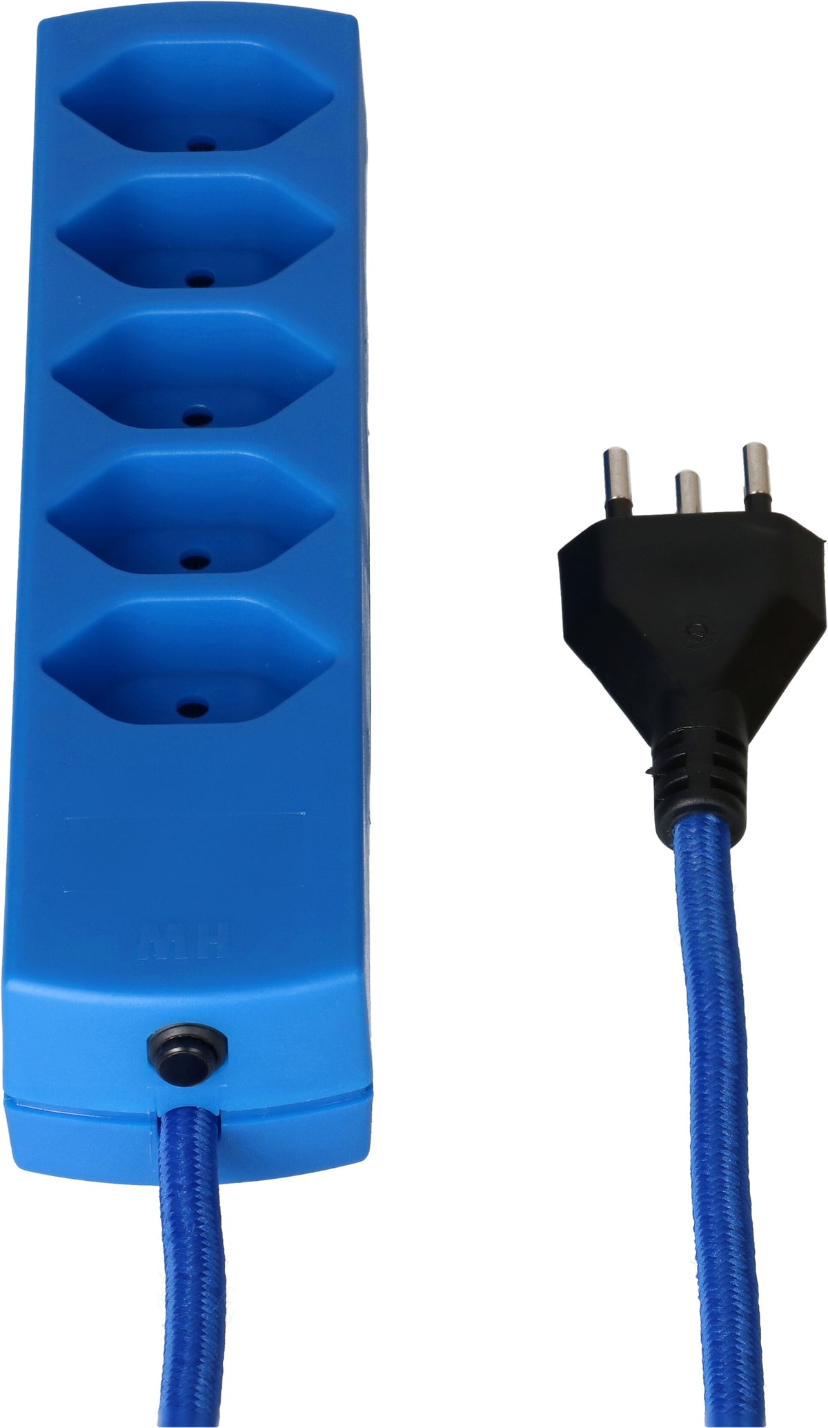 Max hauri split Max Hauri Steckdosenleiste, 5×T13, 2 m, mit Überstromschutz, Magnetbefestigung, Eingang T12, IP20 – Blau