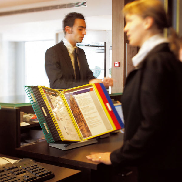 Tarifold Stehsammler – für Format A4, Metall, mehrfarbig