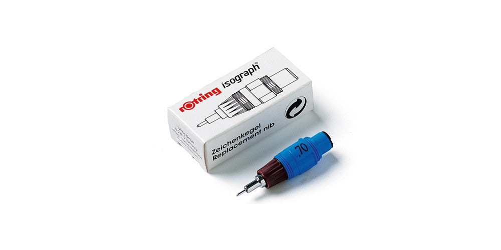 Rotring Ersatzspitzen – Blau, 0,25 mm, für Rotring Isograph