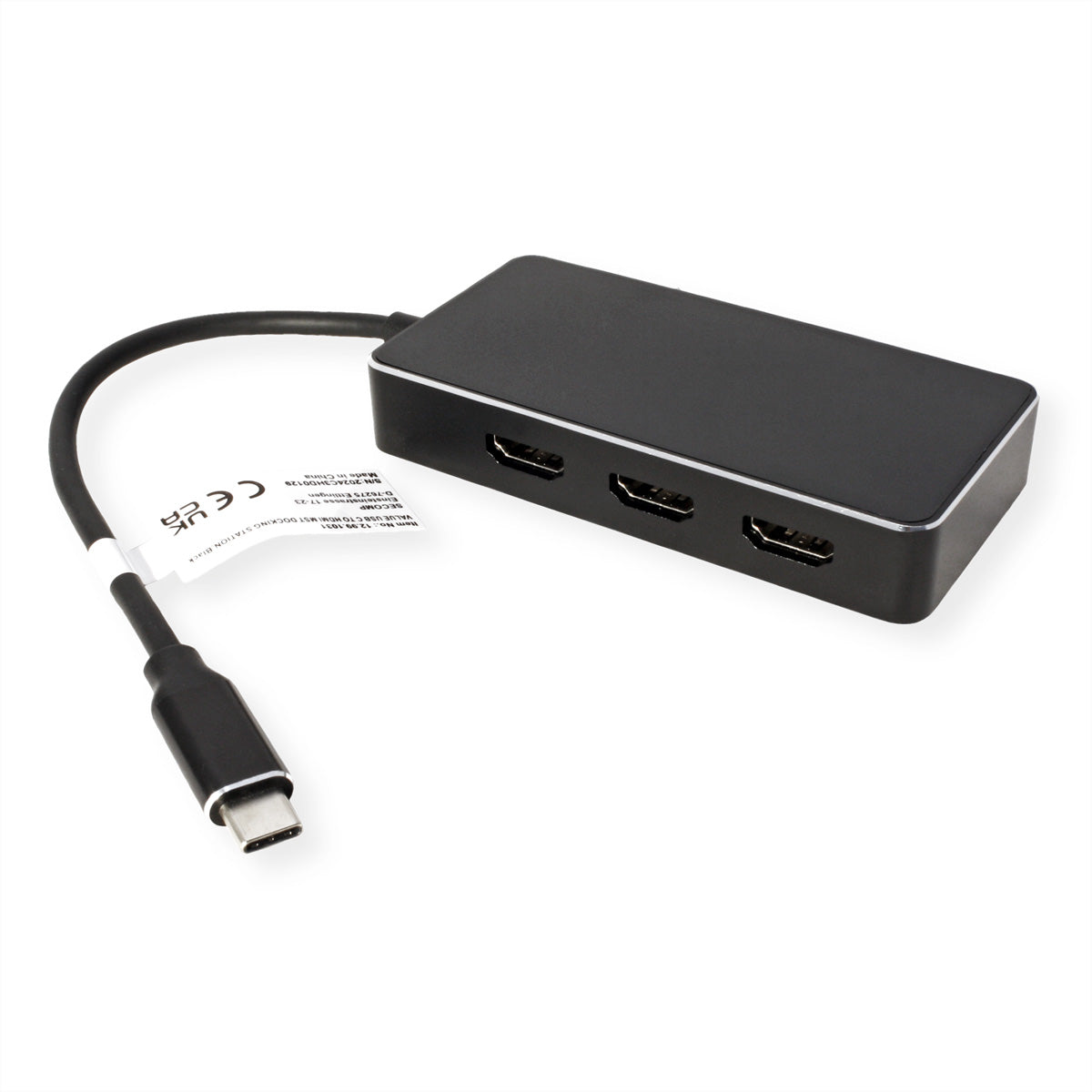 VALUE 12.99.1031 Multiport-Adapter – USB-C, 3× HDMI