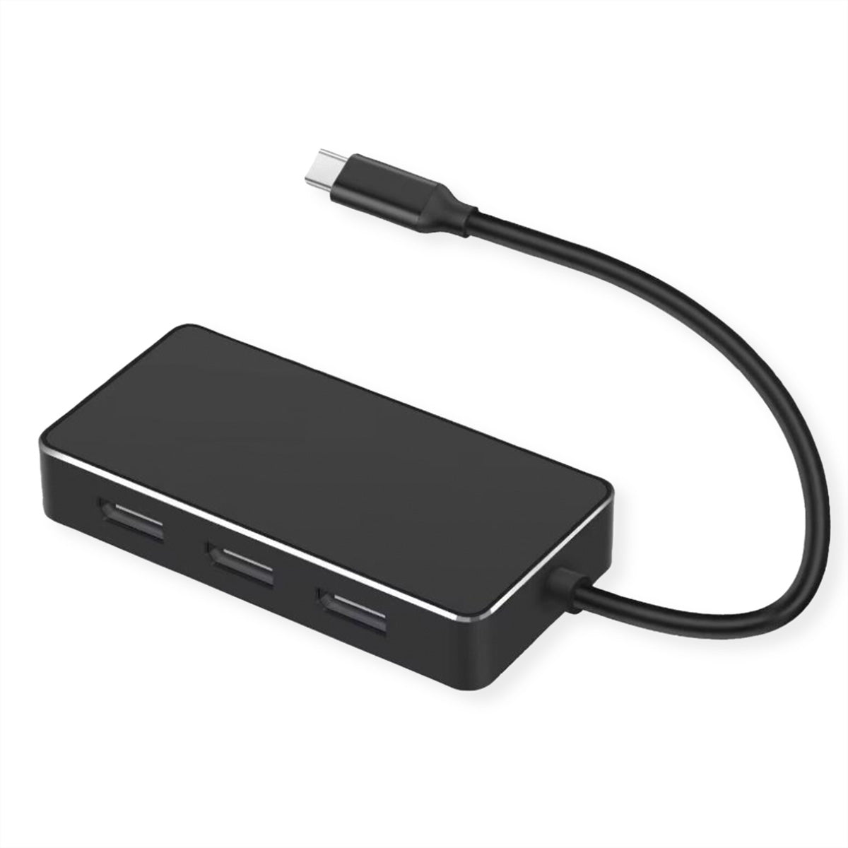 VALUE 12.99.1032 Multiport-Adapter – USB-C, 3× DP, für USB-C-Laptops (DisplayPort Alt Mode)