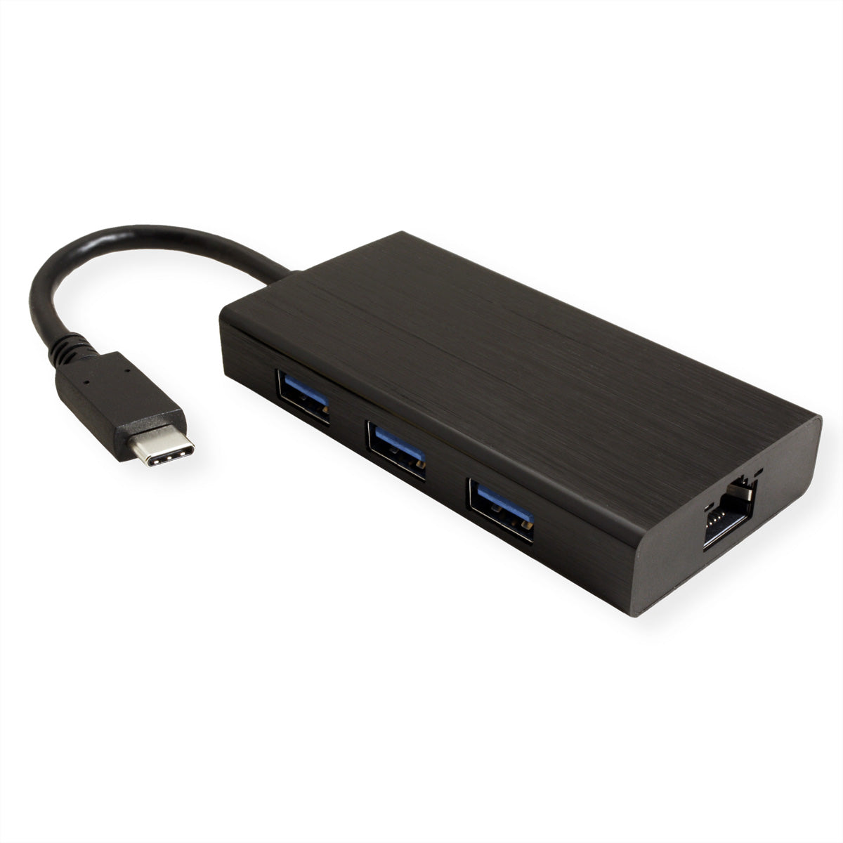 VALUE Multiport-Adapter – USB-C, 3× USB-A, GbE