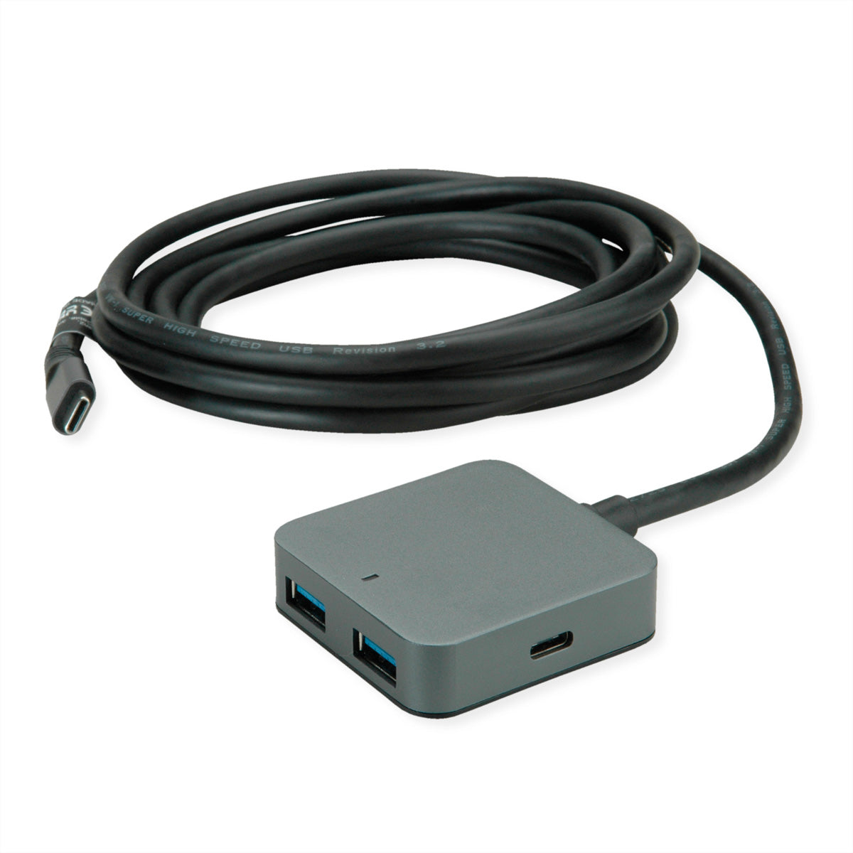 VALUE 12.99.1126 USB-Hub – USB-C, 2× USB-A, 2× USB-C, für Windows