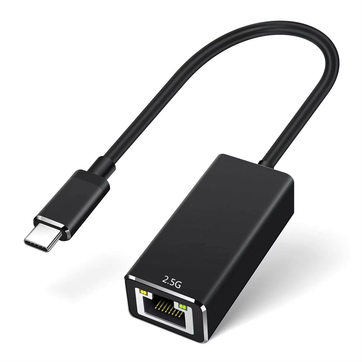 VALUE Netzwerkadapter USB-C zu RJ-45 – 2,5 Gbit/s, USB 3.2 Gen 1, 15 cm, busbetrieben, für PC/Laptop