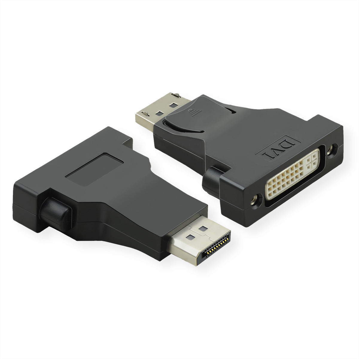 VALUE DisplayPort zu DVI Adapter – 1920 × 1200 @ 60 Hz, DVI-D Dual-Link, 0,15 m, passiv, schwarz
