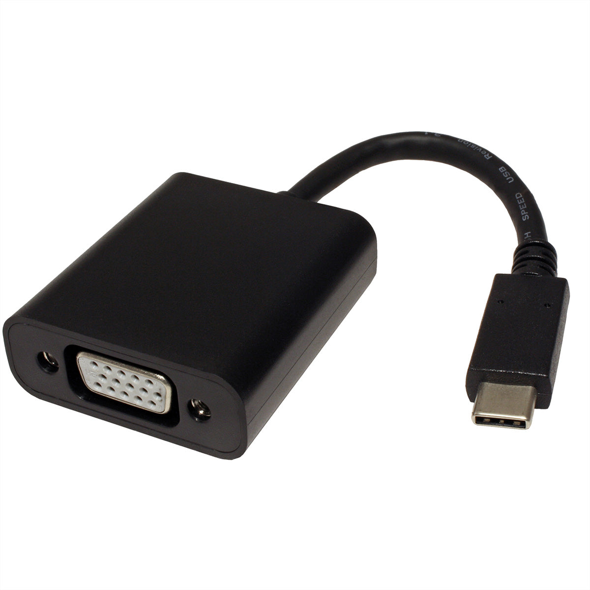 VALUE USB-C zu VGA Adapter – 1920 × 1080 @ 60 Hz, 0,1 m, USB 3.2 Gen 1, für Geräte mit DP Alt Mode