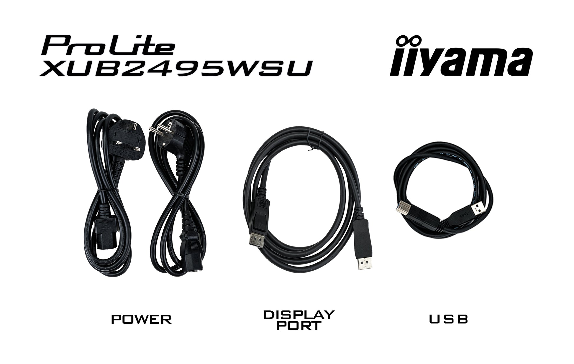iiyama ProLite XUB2495WSU-B7 – 24,1", 1920 × 1200, IPS, USB-C 15 W