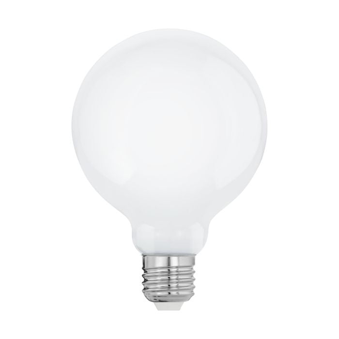 EGLO Leuchtmittel E27 G95 – Warmweiss 2700 K, 1055 lm, 9 W – 1 Stk., Opalglas