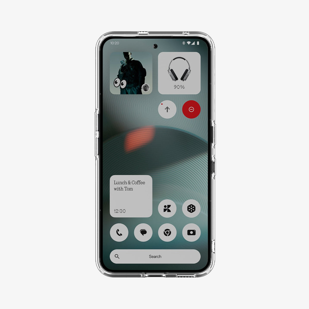 Spigen Backcover – für Nothing Phone 3, PC+TPU, Transparent, bis 1,2 m Sturzsicher