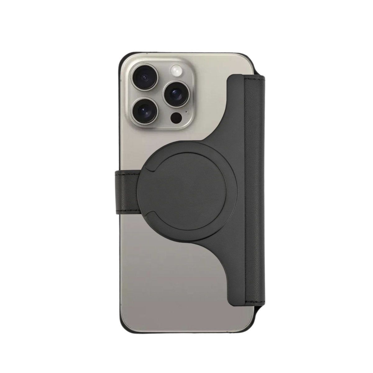 4smarts Universal MagWallet CardCaddy XL – Kartenhalter – MagSafe – für iPhone (MagSafe) – Schwarz