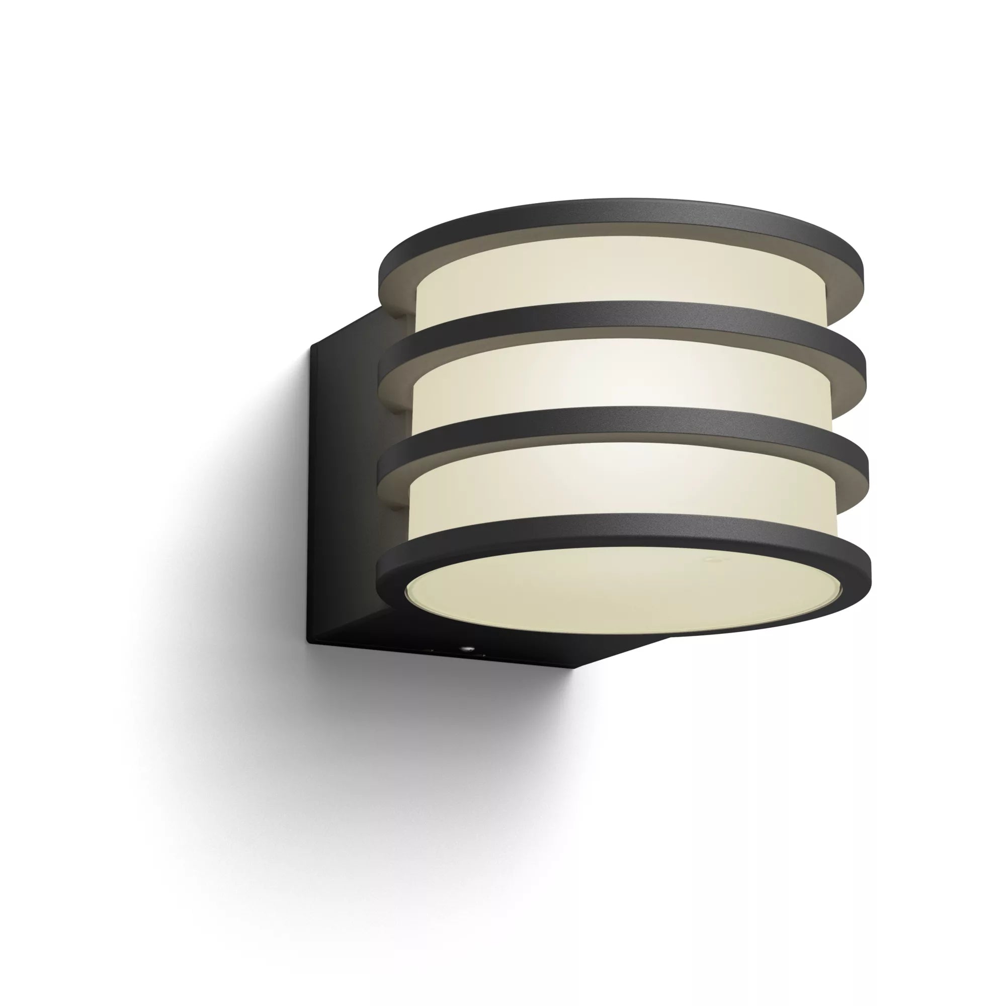 Philips by Signify Philips Hue Aussenwandleuchte – 2700 K – IP44 – Netzbetrieb – Zigbee – für Philips Hue – dimmbar – Aluminium