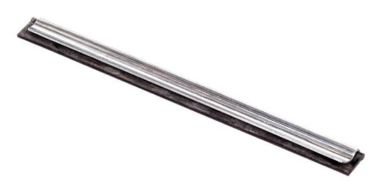 Unger S-Schiene SOFT-Gummi – 25,0 cm – Edelstahl – Schwarz/Silber – für ErgoTec S- und Pro-Wischer