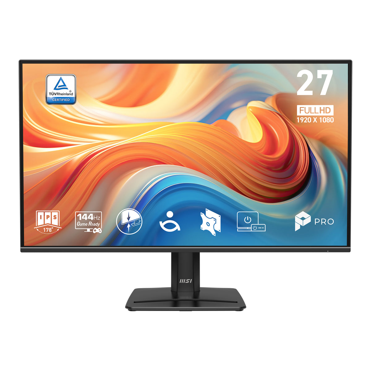 MSI PRO MP271 E14A – 27", 1920 × 1080 (Full HD), IPS, 144 Hz