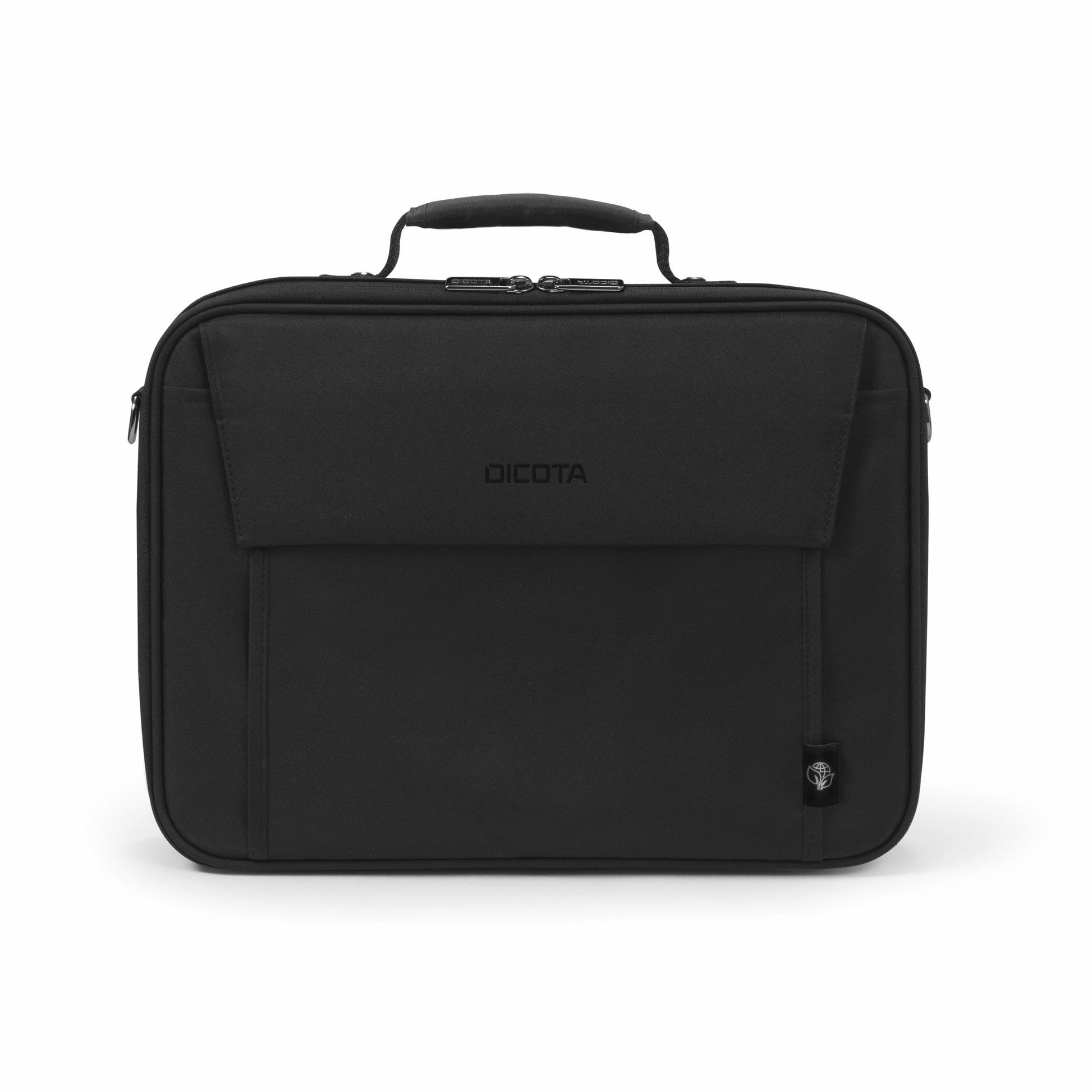 DICOTA Eco Multi BASE – Laptoptasche 14,1", Polyester (rPET), Schwarz, 38 × 27,5 × 6,5 cm