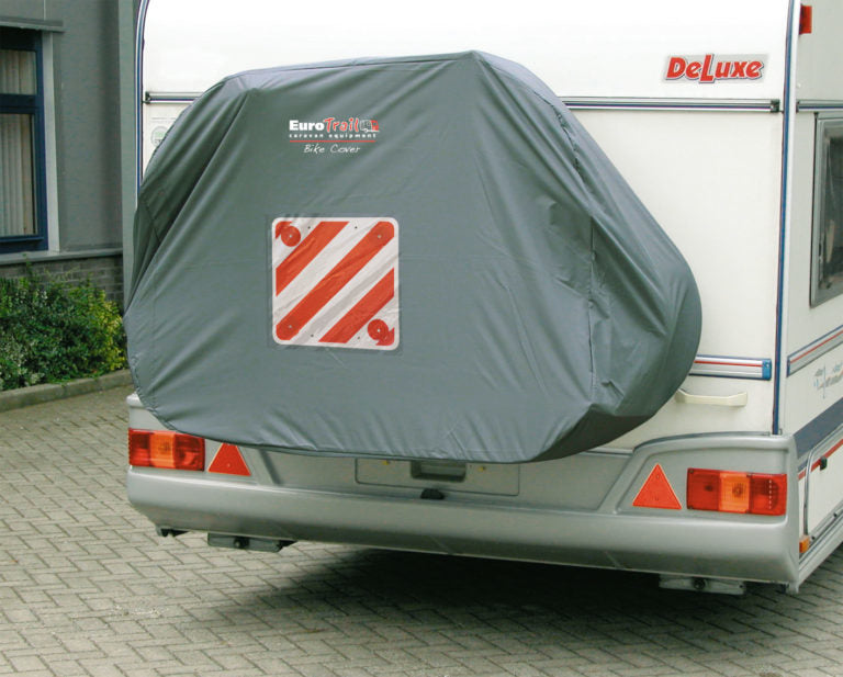 Eurotrail Abdeckung für Fahrräder – Tasche – für 4 Räder – 1600×1200×650 mm – Grau, Polyester – 1 Stk.