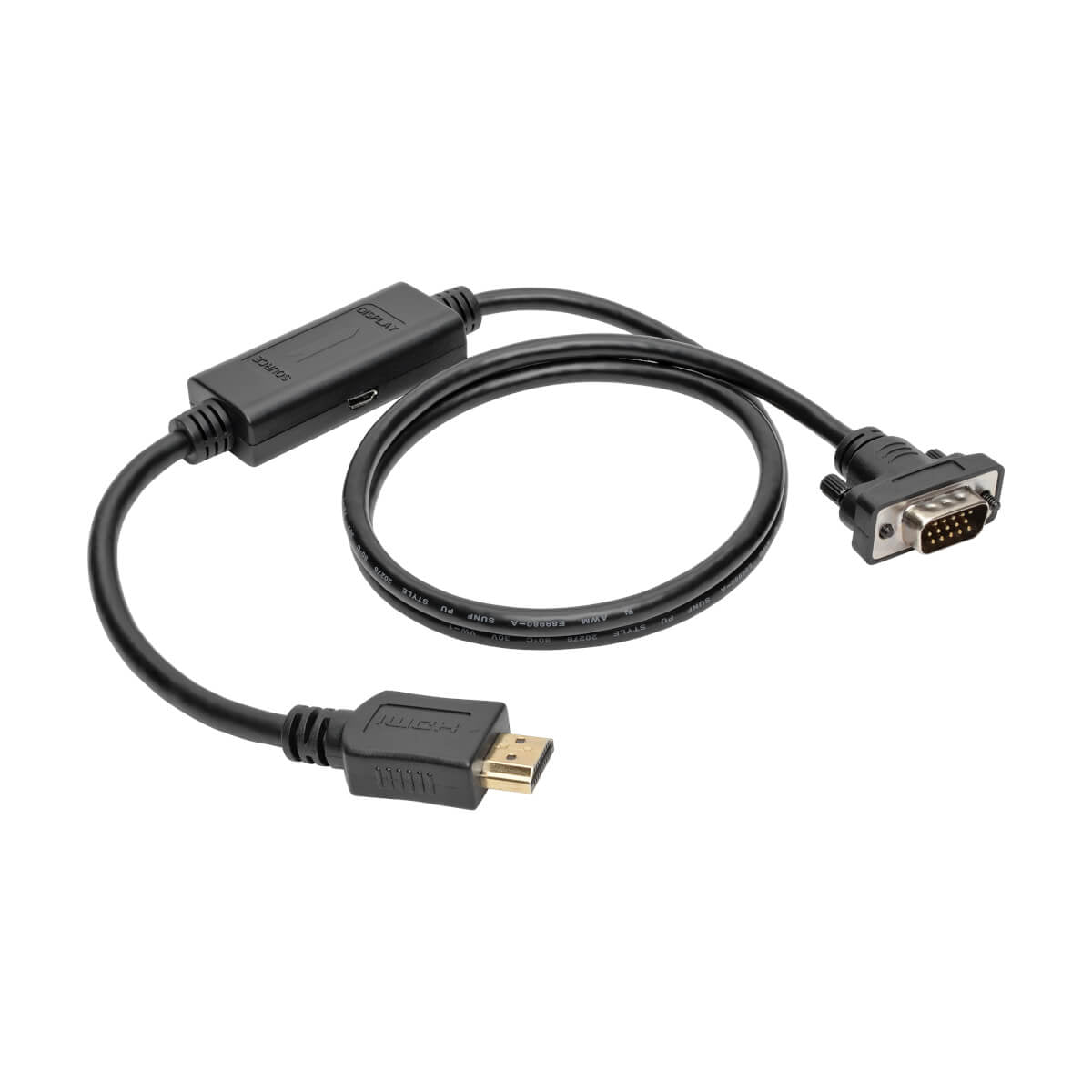 Tripp Lite P566-010-VGA Adapter HDMI zu VGA – 1920 × 1200, aktiv, 3 m, Micro-USB B
