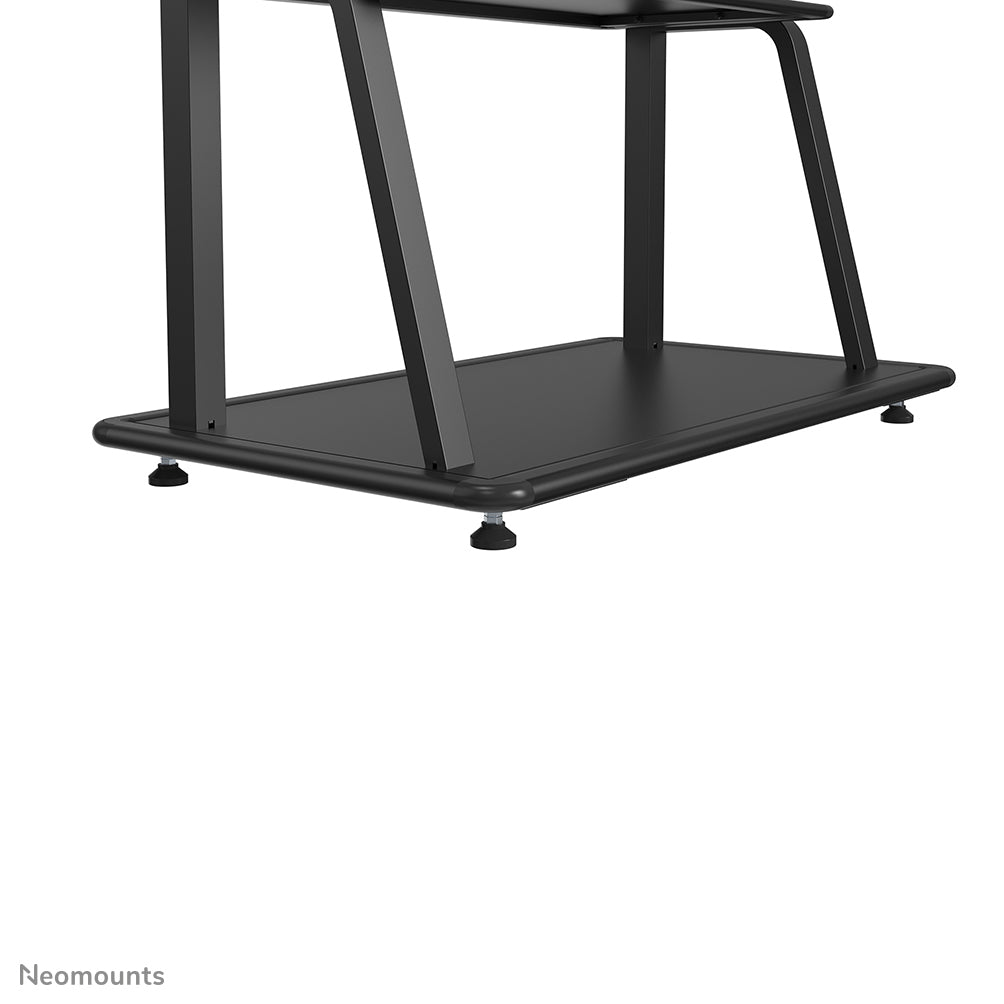Neomounts NS-M4000BLACK – Trolley, höhenverstellbar, für 60–105", VESA 200×200–1000×600, bis 150 kg, schwarz