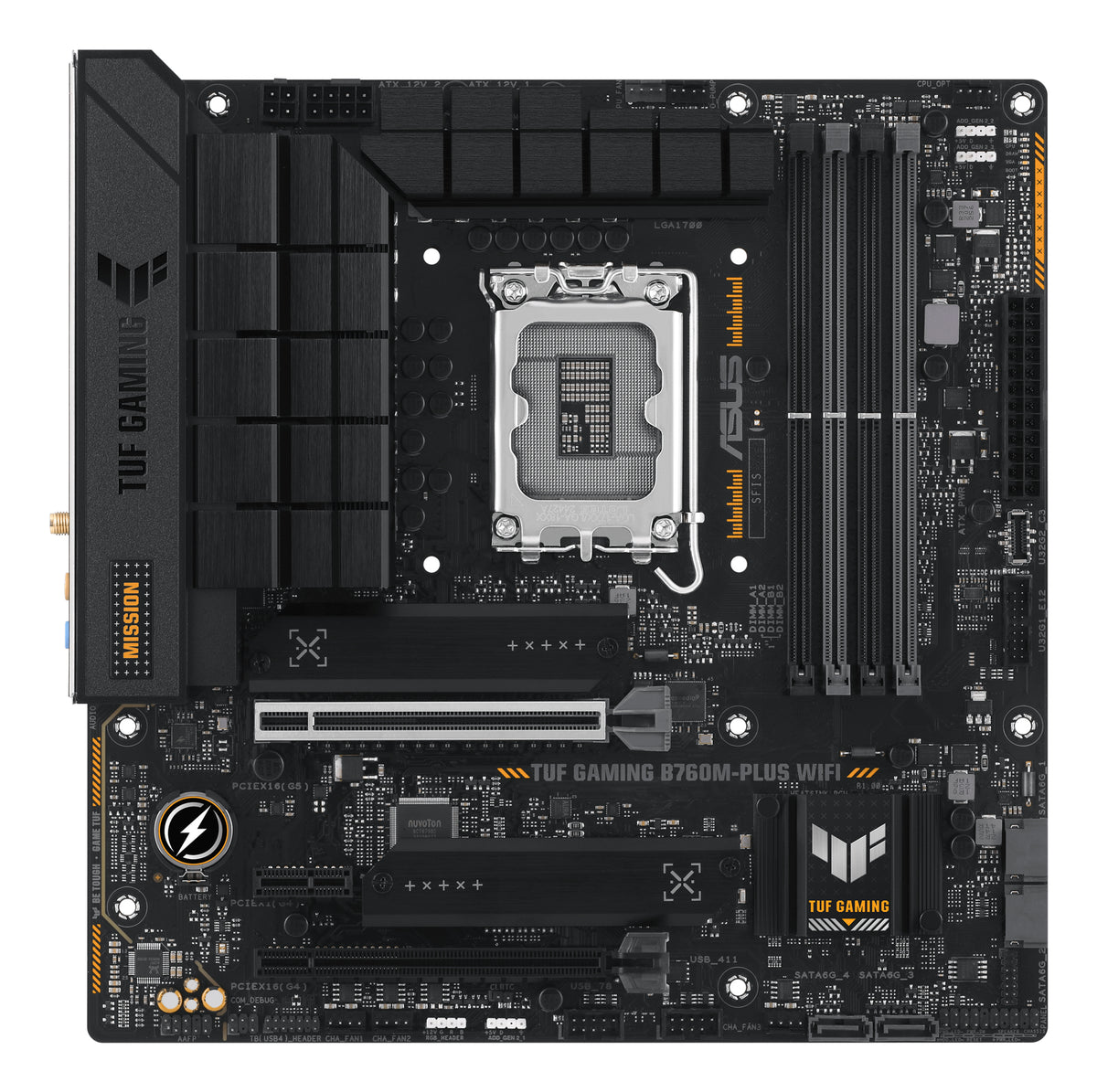 ASUS TUF GAMING B760M-PLUS – Mainboard – LGA 1700, Intel B760, mATX, DDR5