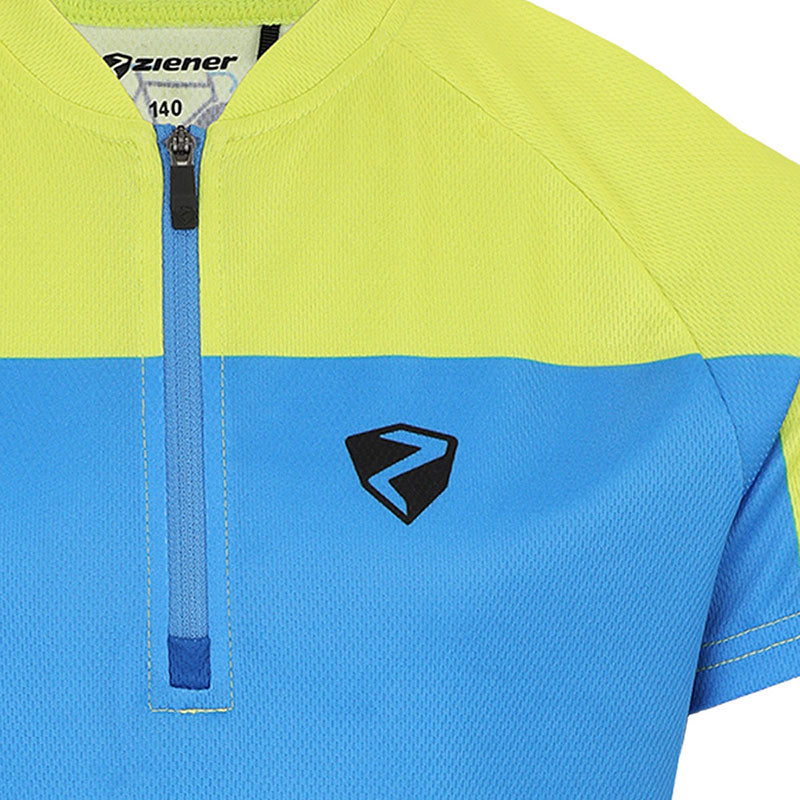 Ziener Unisex-Funktionsshirt NESTEL-Z – Grün, Grösse 140