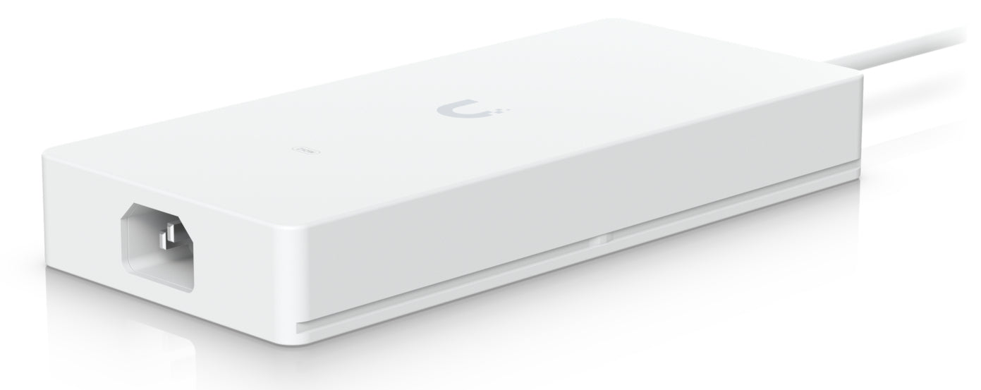 Ubiquiti Netzteil 210 W – 54 V DC, IEC C14 – für USW‑Ultra‑210W, USW‑Pro‑Max‑16‑PoE u. a. – weiss