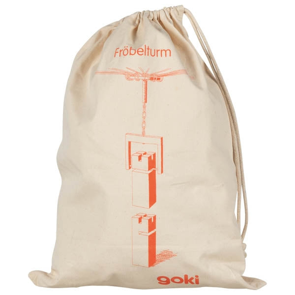 Goki Fröbelturm – Geschicklichkeitsspiel, 2–16 Spieler, ab 3 Jahren