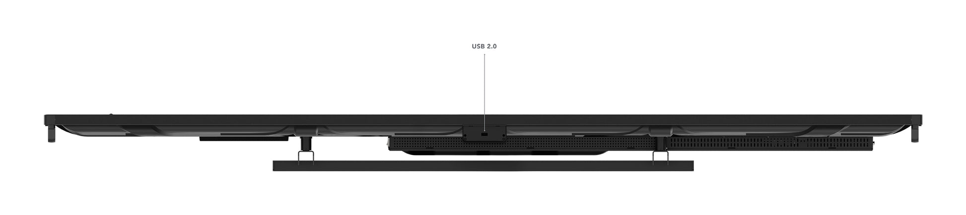 Lenovo ThinkVision T86 – 86" Touch, 3840 × 2160 (4K), VA, Webcam, LAN