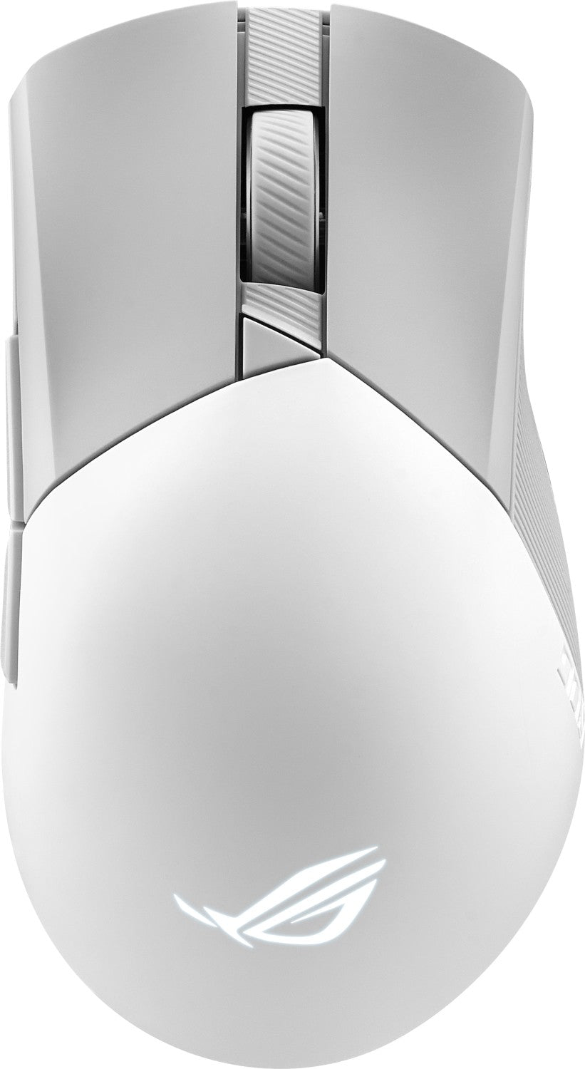ASUS ROG Gladius III Wireless Aimpoint WT Gaming-Maus – kabellos/kabelgebunden, für Rechtshänder, weiss