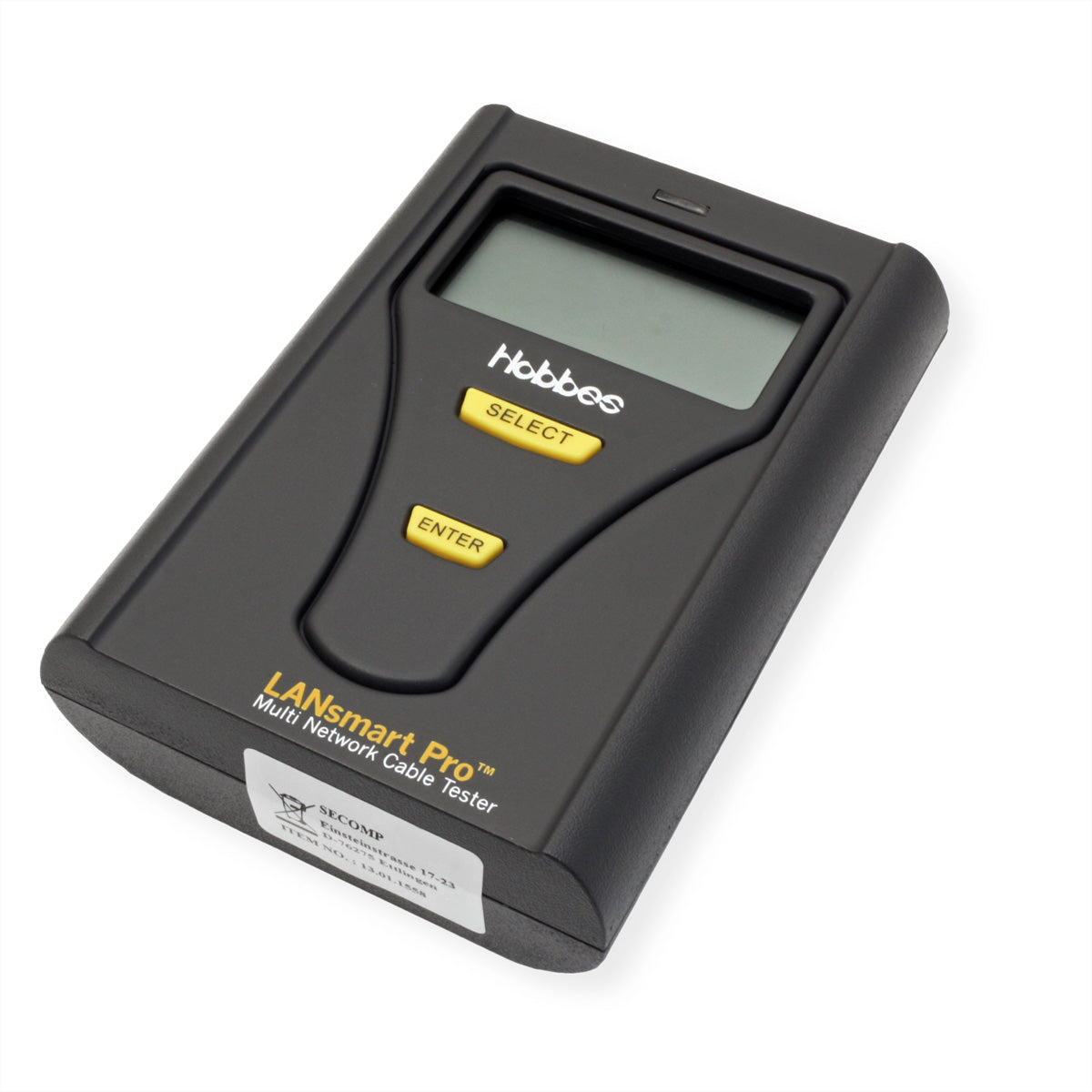 HOBBES LANsmart Pro & SmartProbe Kit – Netzwerk-Kabeltester – RJ45/RJ11/Coax, LCD – für Cat5–Cat7