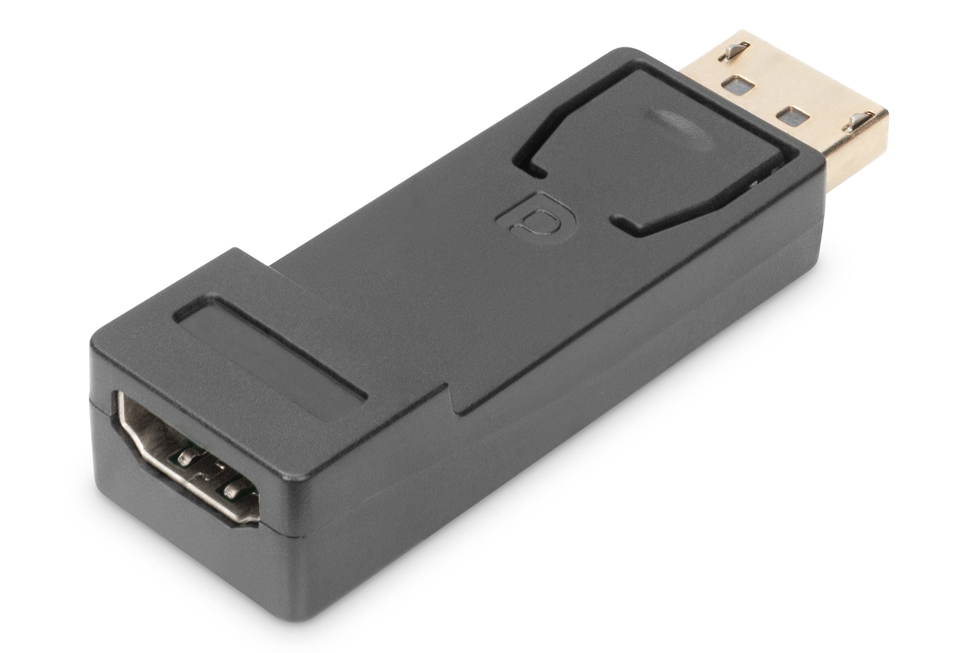 Digitus DisplayPort (Stecker) auf HDMI Typ A (Buchse) Adapter mit Verriegelung